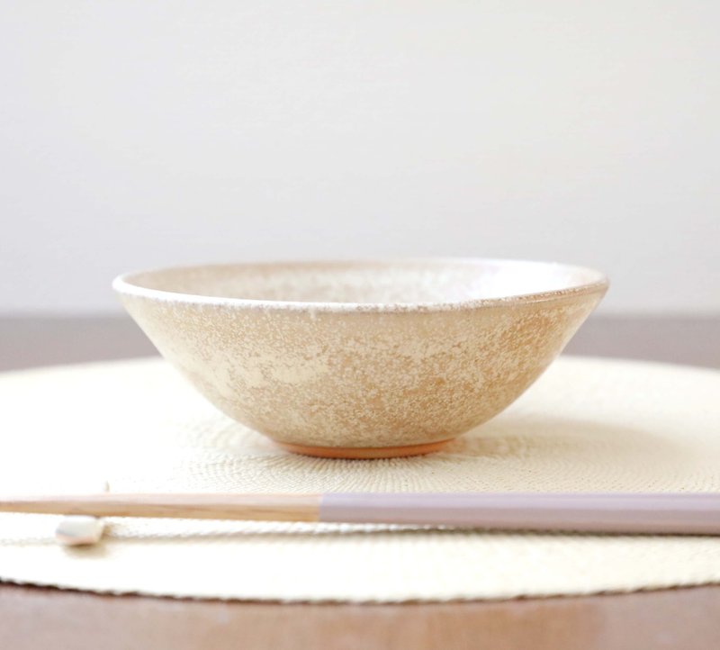 Crystalline glaze rice bowl with earthy aroma - Bowls - Pottery Khaki