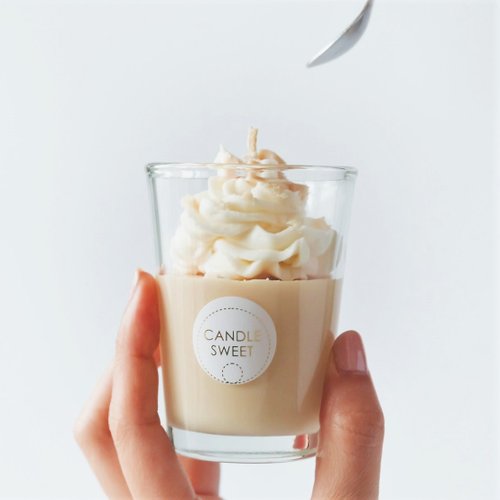CANDLE SWEET 甜點蠟燭 甜點蠟燭-芒果慕斯-120ml Mango Mousse-天然精油大豆蠟燭