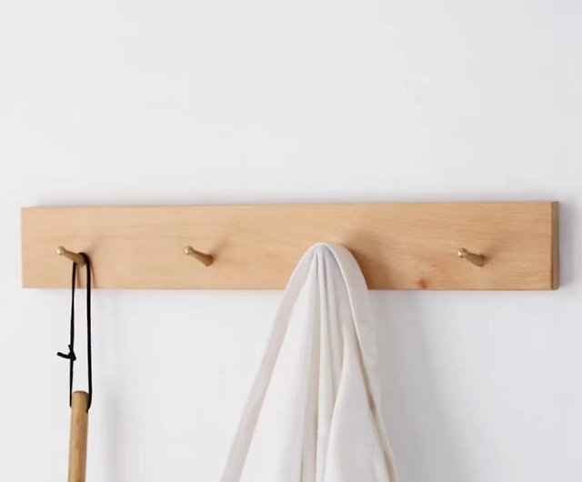 Wood Towel Coat Hook, Wood Clothes Shelf, Wood Wall Hangers