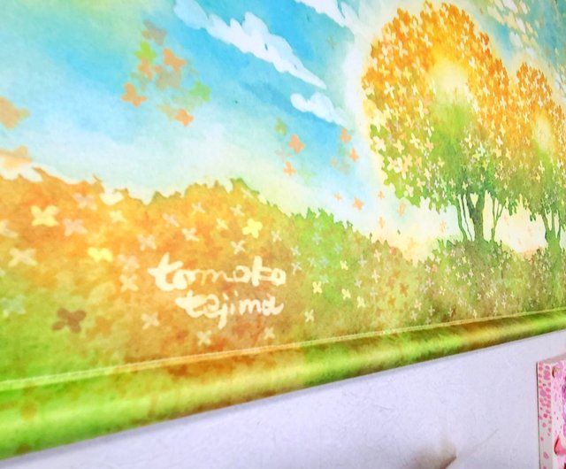 南寿敏夫　タホ川〈トレビ〉水彩画 　 ゴールドフレーム 南寿敏夫 タホ川〈トレビ〉水彩画 ゴールドフレーム 南寿敏夫 タホ川