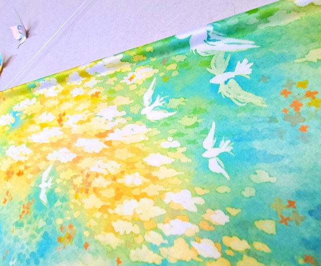 The sky dyed in osmanthus/B2 tapestry】インテリア アート