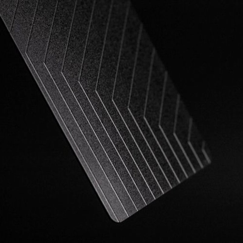 Minimalist black card/three-dimensional space - อื่นๆ - พลาสติก สีดำ