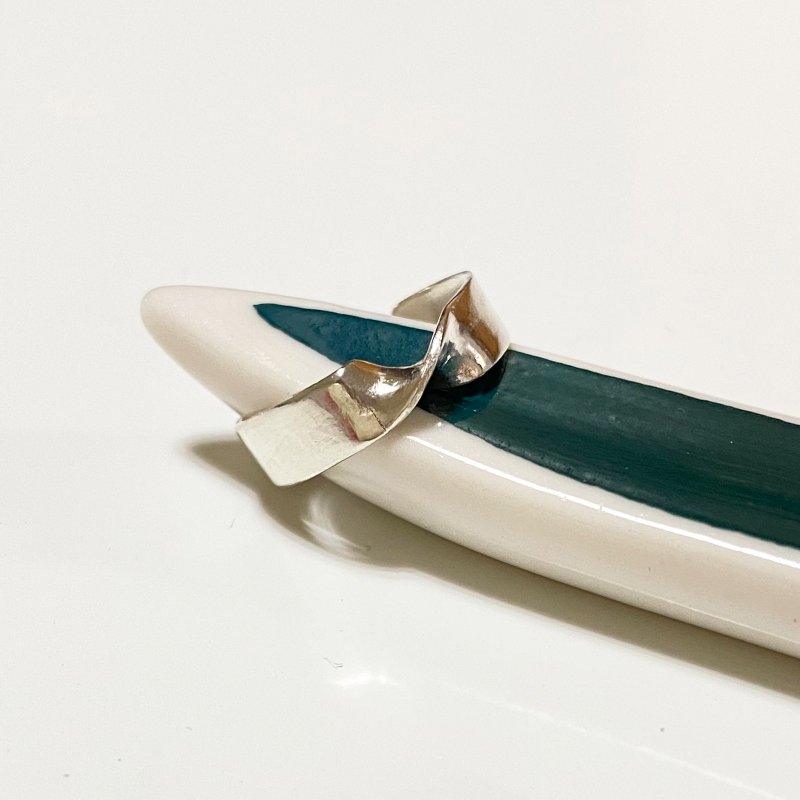 莫比烏斯尾戒 Mobius ring - 戒指 - 純銀 