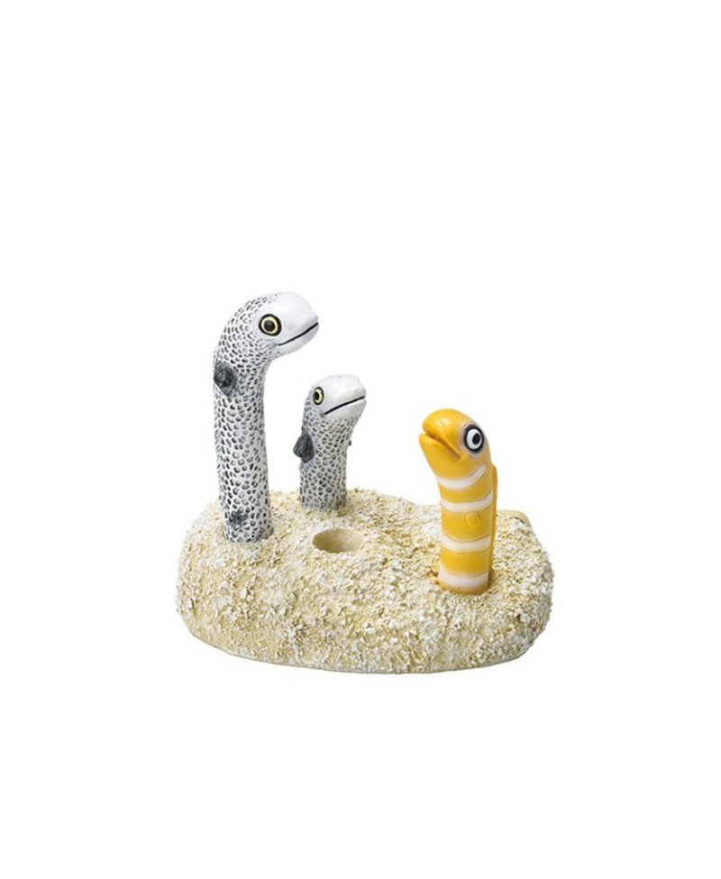 Japanese Magnets Marine Life Pen Holder/Small Phone Holder/Phone Holder (Garden Eel) - Phone Stands & Dust Plugs - Resin Gold