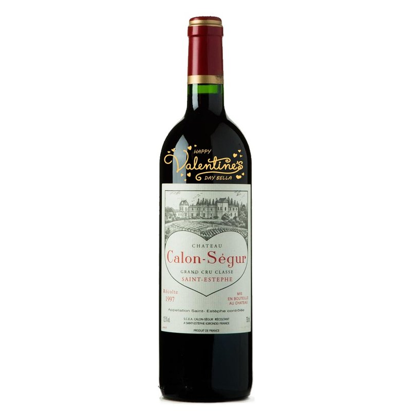 Calon Seaur客製化 | 2024 Valentine's Day 主題文字雕刻紅酒 - 酒類 - 玻璃 