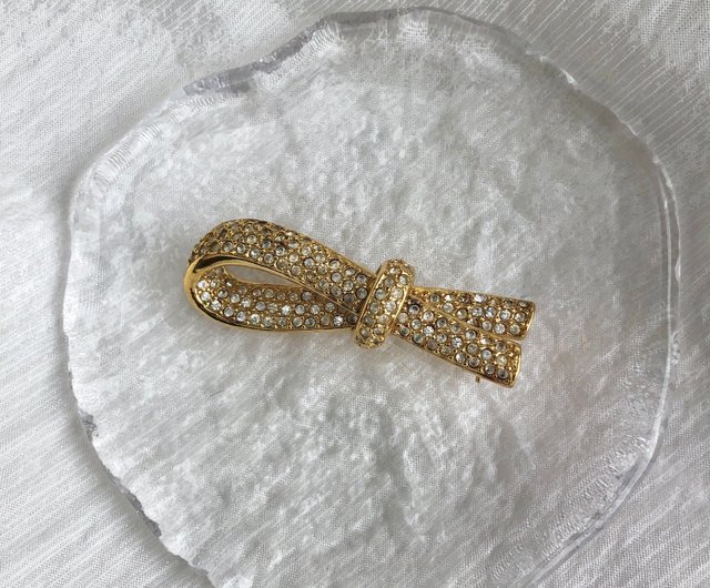 Christian Dior ブローチラインストーン ヴィンテージ