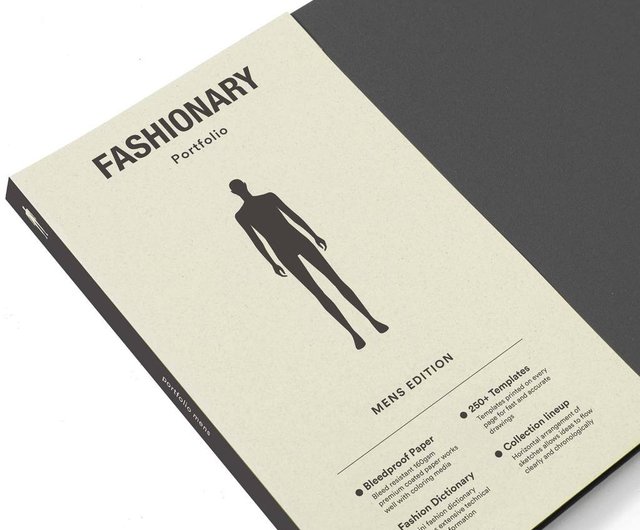 Menswear Sketchbook A4 – Fashionary