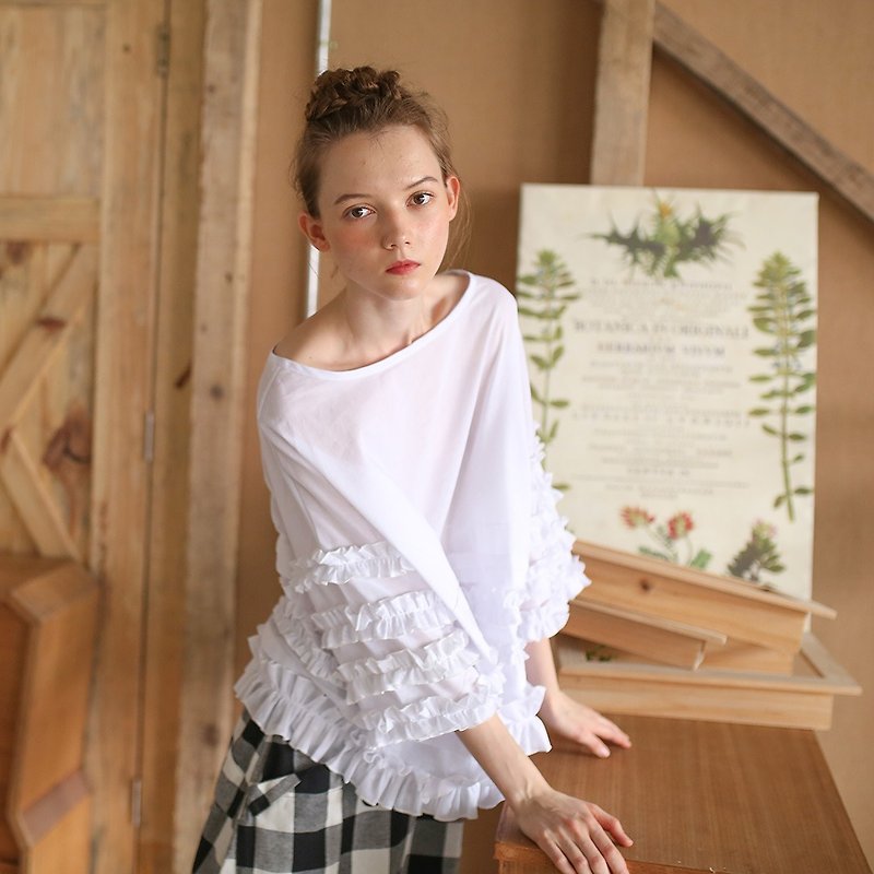 Long-sleeved cotton lace coat, three-color optional - imakokoni - เสื้อผู้หญิง - ผ้าฝ้าย/ผ้าลินิน หลากหลายสี