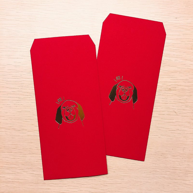 Want Want-Red Packet (3 in) - ถุงอั่งเปา/ตุ้ยเลี้ยง - กระดาษ สีแดง