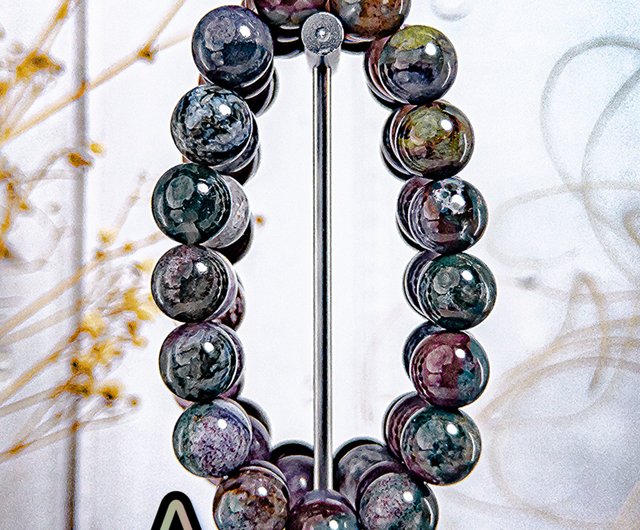 カラフルで上品なオーシャンジェイド】オーシャンジャスパークリスタル