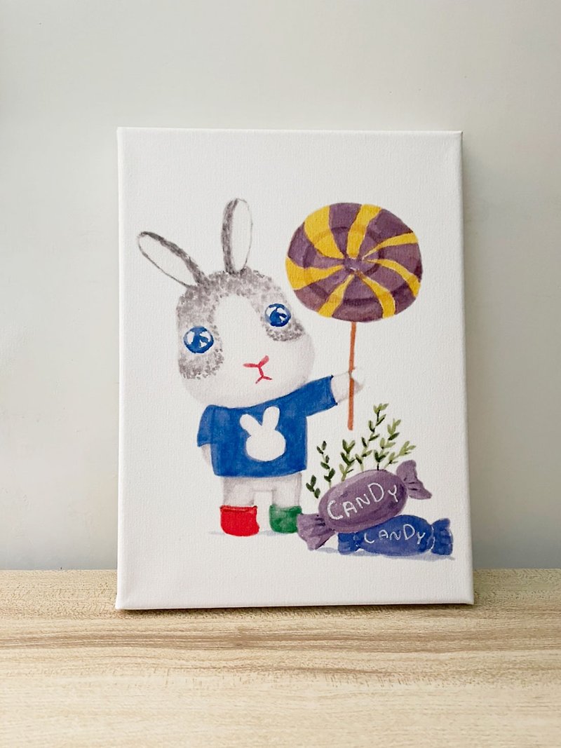Lollipop Rabbit/Decoration/Copy Painting/Wall Stickers/Ornaments/Home Furnishing - Wall Décor - Waterproof Material 