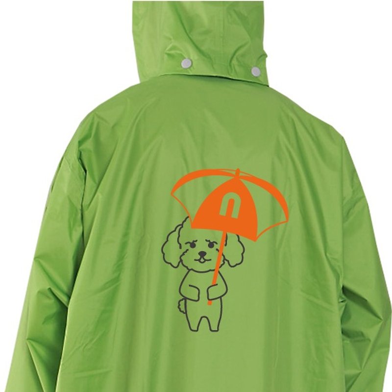 Reflective Raincoat Poodle - Umbrellas & Rain Gear - Waterproof Material Multicolor