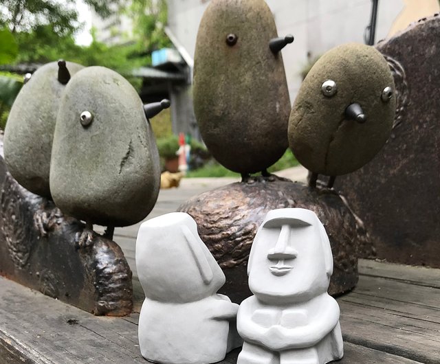 セメントモアイ Moai-小呆モアイ - ショップ Nicon 人形・フィギュア