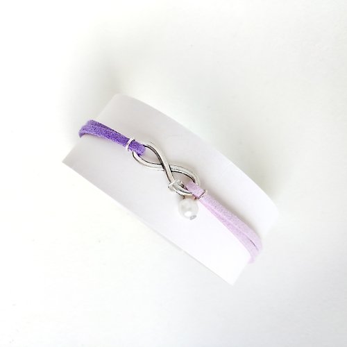 Anne Handmade Bracelets 安妮手作飾品 Infinity 永恆 手工製作 手環-紫色情迷 限量