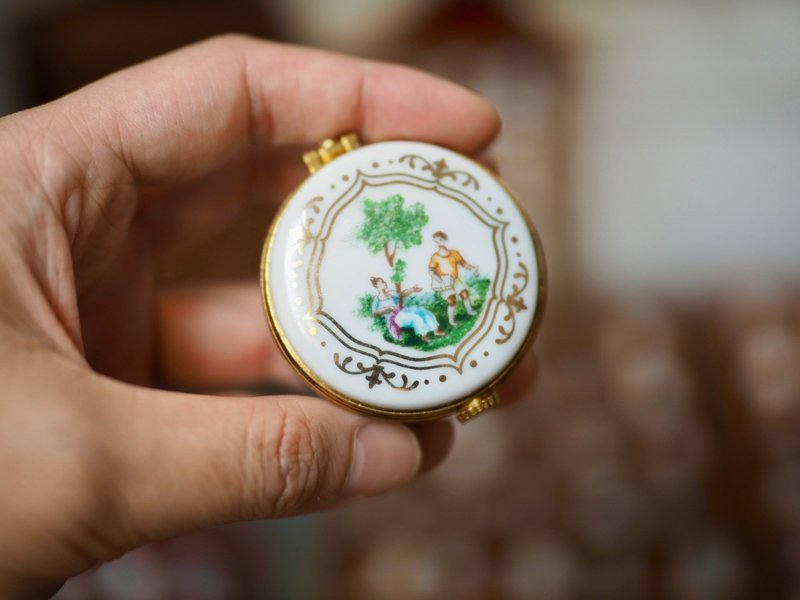 DelPrado small porcelain box - ของวางตกแต่ง - เครื่องลายคราม 