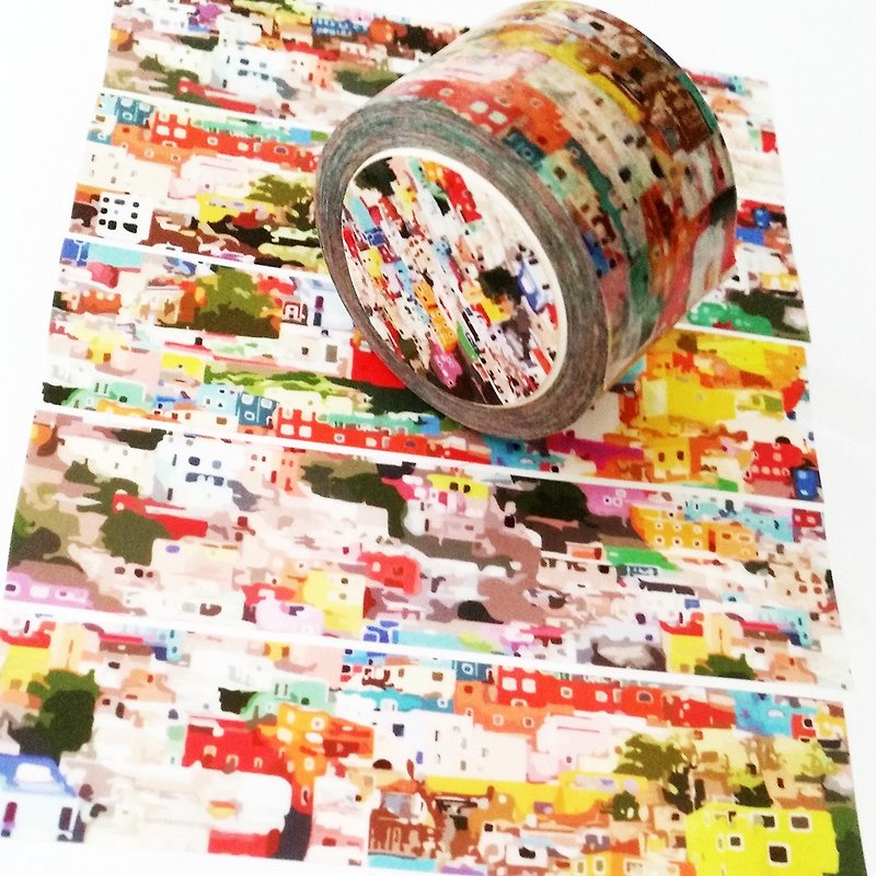 Sample Washi Tape Mexico Town - มาสกิ้งเทป - กระดาษ 