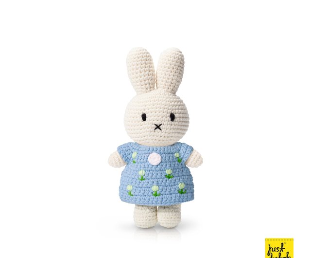 オランダ Just Dutch | Miffy ミッフィー うさぎの編み人形とピンクと
