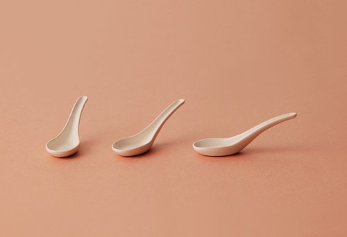 KOGA TABLEWARE 許家陶器品 KOGA 許家陶器品 陶質湯匙 (鶯白)