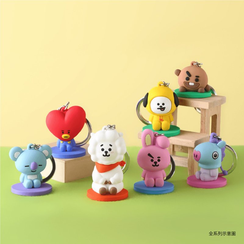 All-in-one card | BT21 three-dimensional model - Gadgets - Silicone Multicolor