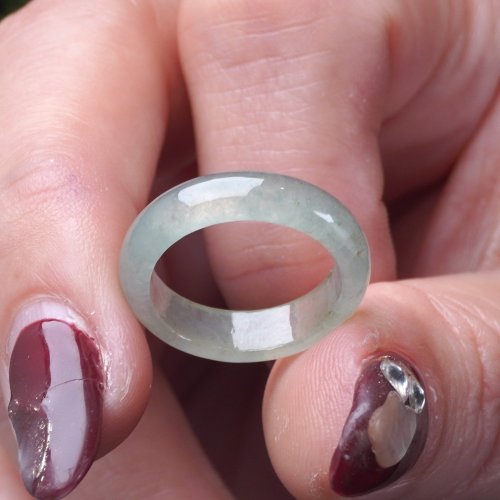 瓔珞珠寶盒 E.L.Jewelry Box 冰種翡翠戒指戒圈 | 國際10圍 | 天然緬甸玉翡翠A貨 |送禮