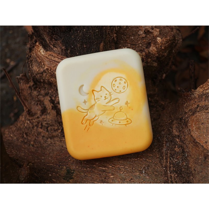 【皂章A120】星球貓 手工皂 壓克力印章 - 蠟燭/香氛/手工皂 - 壓克力 