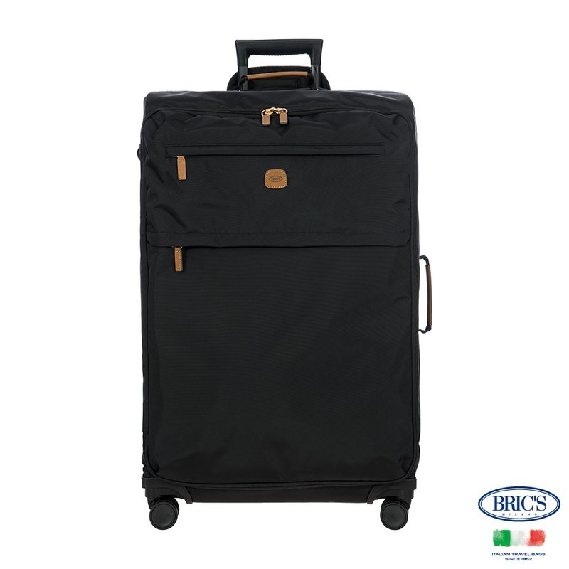 【BRIC' S】X-Travel 28吋 拉鍊拉桿軟箱 布箱 行李箱 黑色 - 行李箱/旅行袋 - 其他材質 黑色