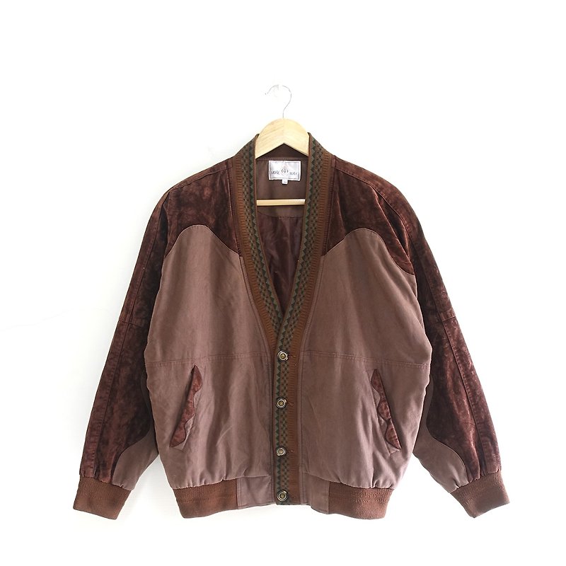 │Slowly│ vintage coat 5│vintage. Retro. Literature. - Men's Coats & Jackets - Polyester Multicolor