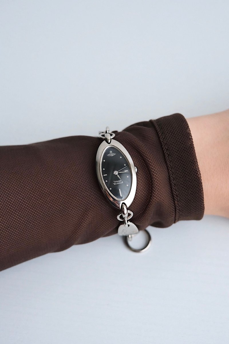 Vivienne Westwood中古錶/復古時鐘/時鐘/老錶/vintage watch/女 - 女錶 - 其他金屬 銀色