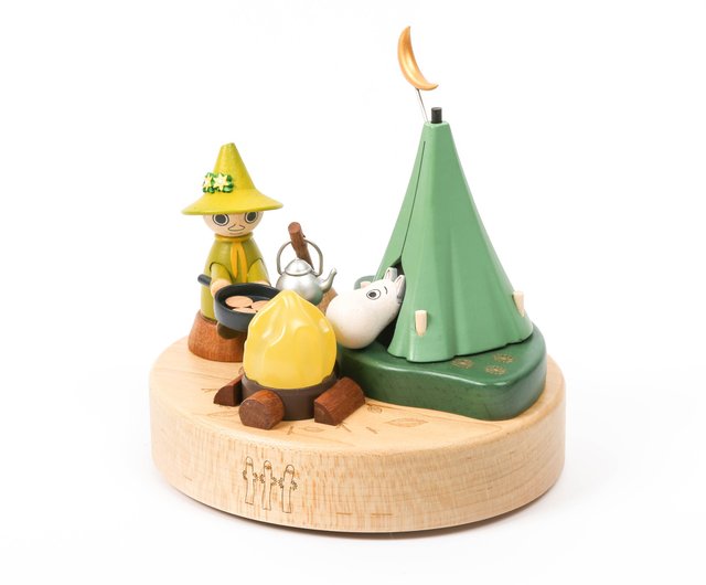 Moomin and Snufkin Camping】Wooden Light | Wooderful life