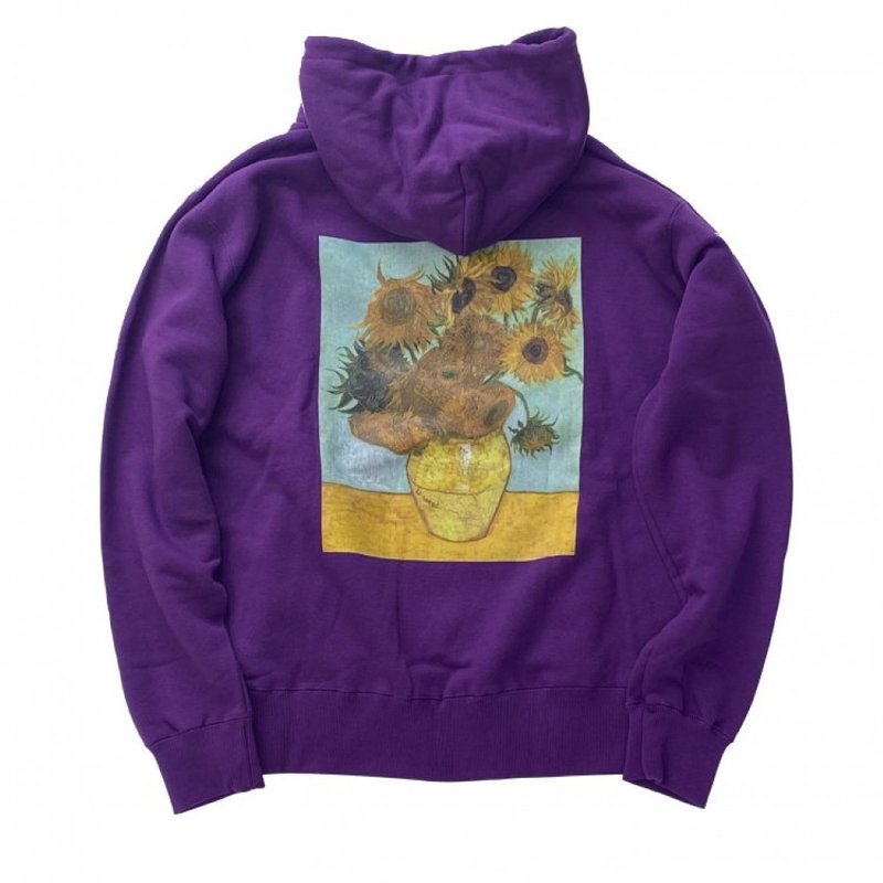 TSSe SunFlower HOODIE - Unisex Hoodies & T-Shirts - Cotton & Hemp Purple