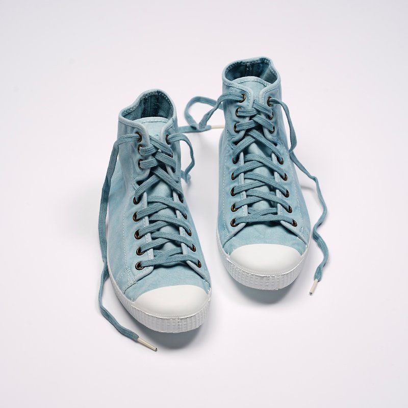 CIENTA Canvas Shoes 61777 72 - Women's Casual Shoes - Cotton & Hemp Blue