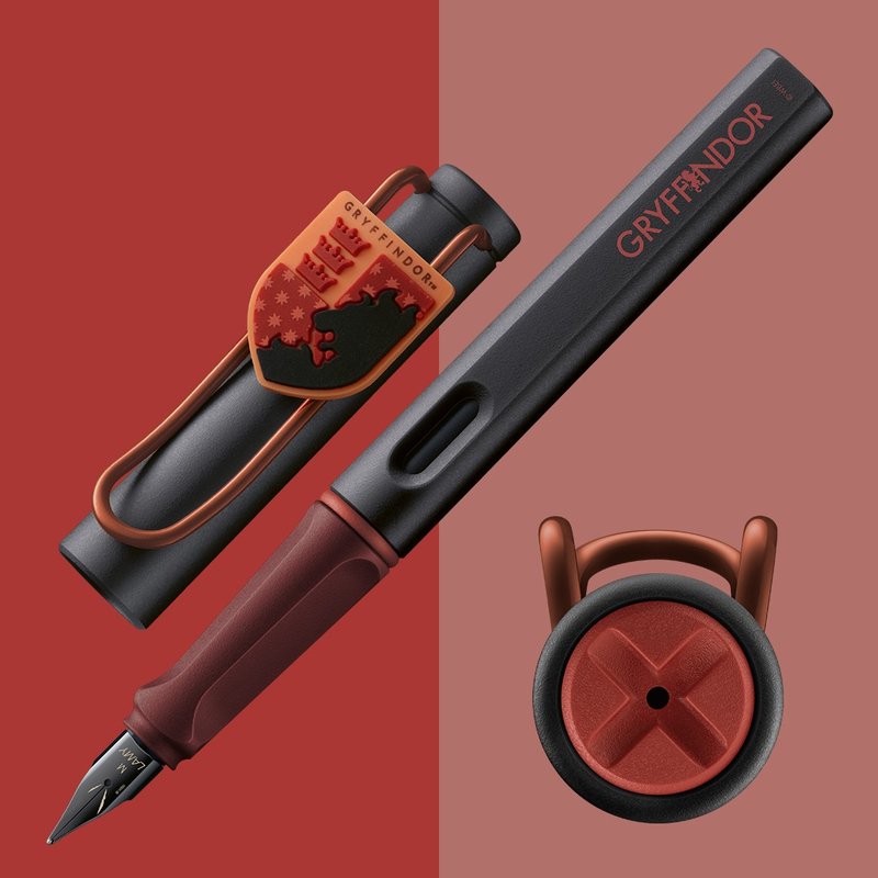 【不可刻字】LAMY 鋼筆 限量/SAFARI-Harry Potter葛萊芬多 紅色 - 鋼筆 - 塑膠 黑色