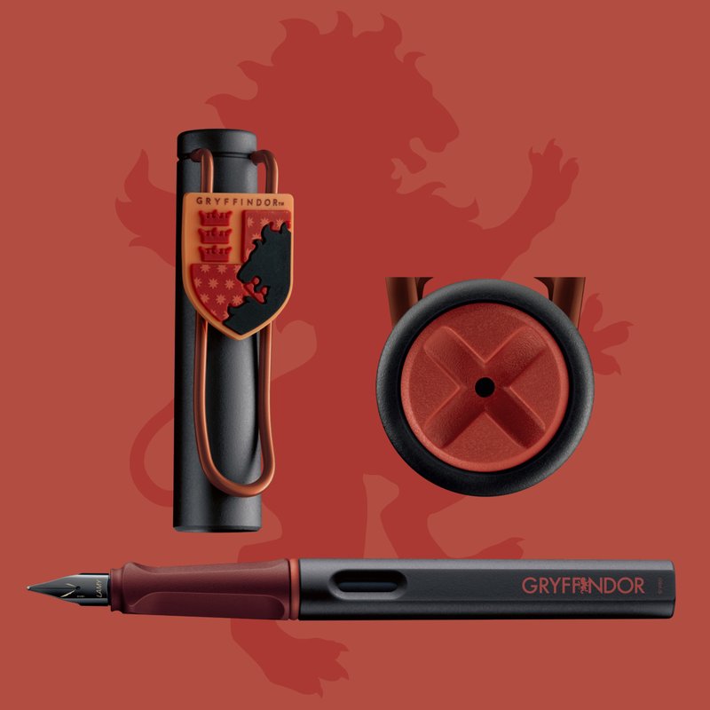 【不可刻字】LAMY 鋼筆 限量/SAFARI-Harry Potter葛萊芬多 紅色 - 鋼筆 - 塑膠 黑色