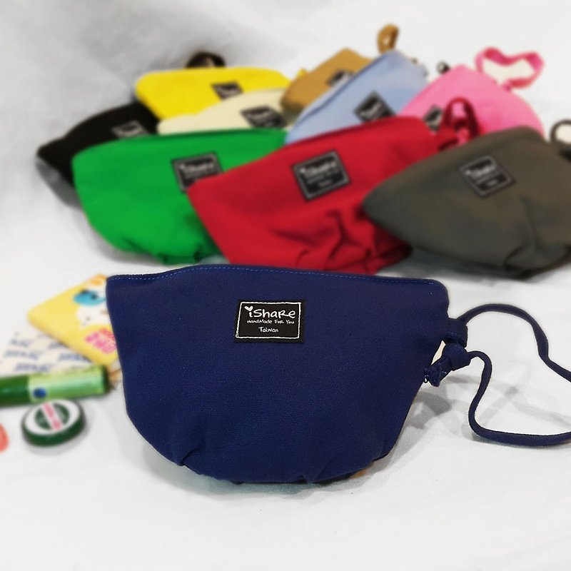 Aberdeen monochrome canvas packet-purpose storage bag (purse / hand bag / cosmetic bag / cell phone bag / carry bag) - กระเป๋าคลัทช์ - วัสดุอื่นๆ หลากหลายสี