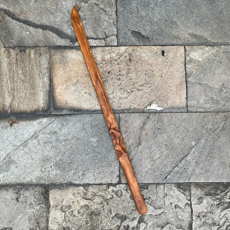 我販劍　妖刀　雷絡瓩　藝術木刀 木劍　日本刀 武士刀 cos　魔劍 - 擺飾/家飾品 - 木頭 咖啡色