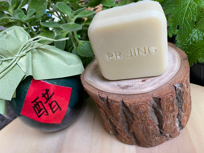 【防疫商品】左手香-柚子醋皂 洗臉皂 無化學香精 陳年醋手工皂 - 肥皂/手工皂 - 植物．花 