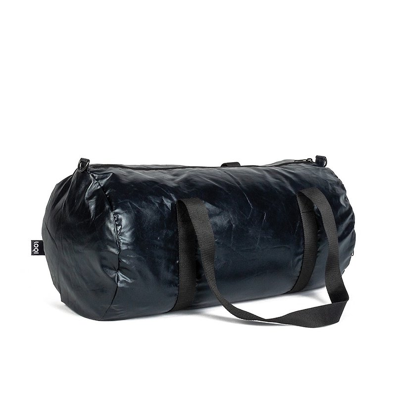 LOQI Reversible Travel Bag-Metal Black WEMMBL - กระเป๋าแมสเซนเจอร์ - เส้นใยสังเคราะห์ สีดำ