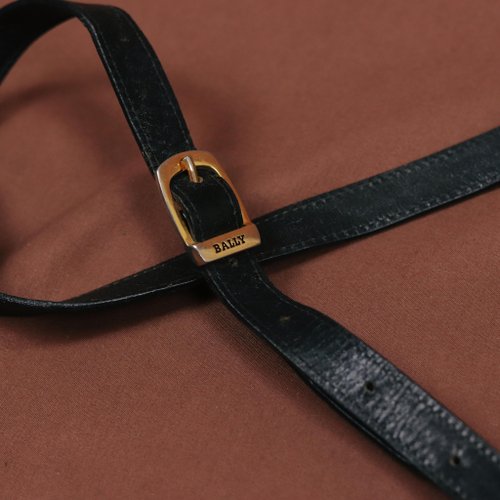 BALLY Antique Bag 002 Brown Shoulder Bag Saddle Bag Genuine Leather  [Tsubasa.Y 古 着 屋] - Shop tsubasay Messenger Bags & Sling Bags - Pinkoi