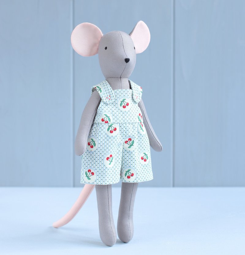 PDF Large Mouse Doll Sewing Pattern - 手工藝教學/工具書 - 其他材質 
