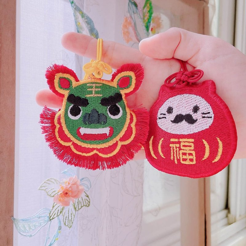 [Safety Sachet for Eliminating Dirt] Birthday Gift | DIY Material Pack | Finished Product | Customized - เย็บปัก/ถักทอ/ใยขนแกะ - วัสดุอื่นๆ สีแดง