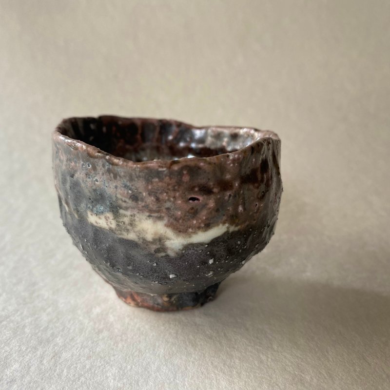 陶/柴燒/絞胎/經典三色小杯/附木盒 - 茶壺/茶杯/茶具 - 陶 粉紅色