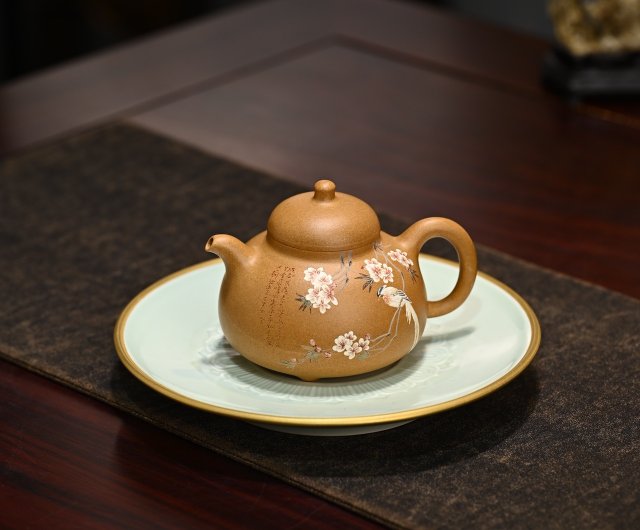 三足乳鼎全手工大拍陶手作品容量230cc段泥壺體簡潔腴潤壺師傅