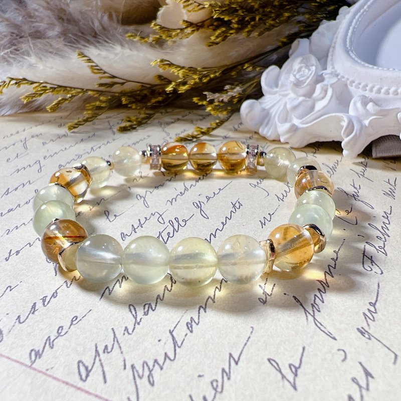 Citrine | Gradient Stone| Customized Bracelet - สร้อยข้อมือ - คริสตัล 