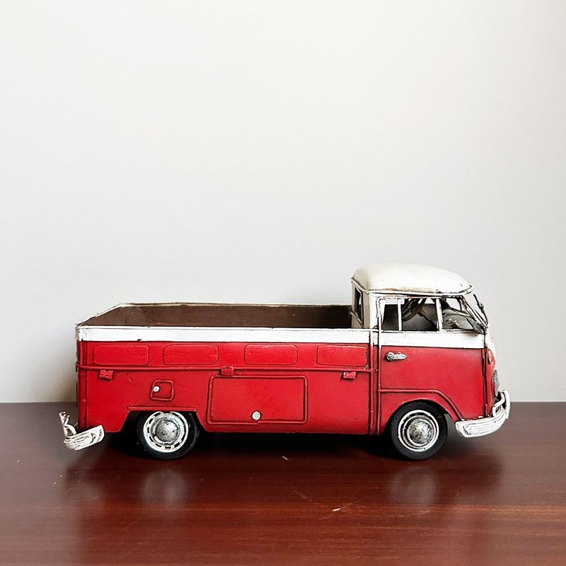 隱物 日本昭和紅色小卡車Pickup Truck - 擺飾/家飾品 - 其他金屬 紅色