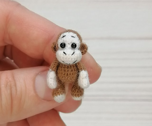 tiny stuffed monkey