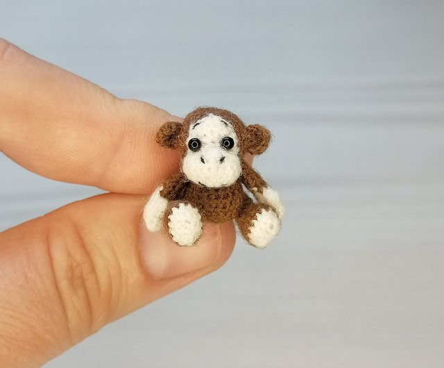 tiny stuffed monkey