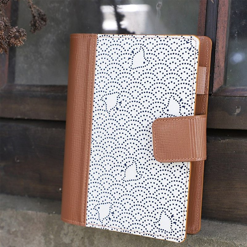 A5/25K 2019 6 hole universal manual / 1 day 1 page / hand account / hand tied / diary - Notebooks & Journals - Paper Multicolor