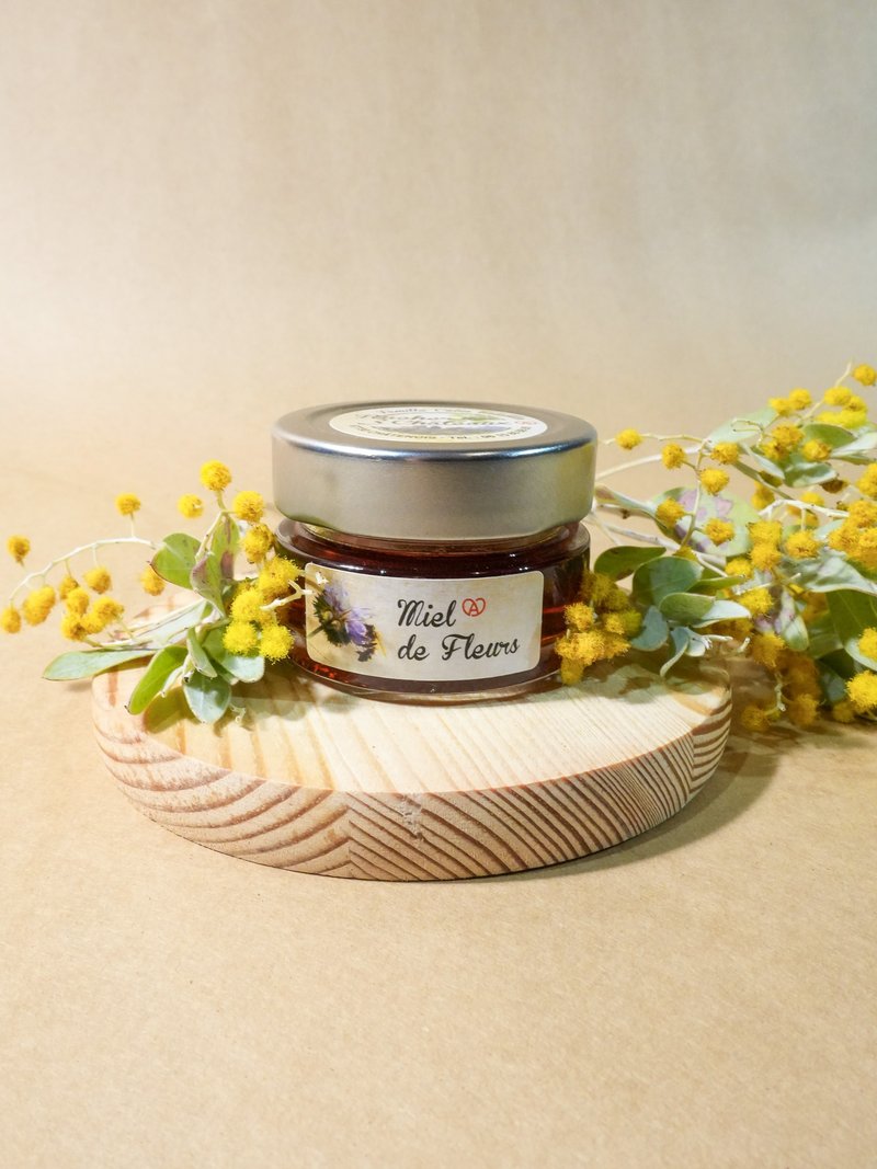 法國進口 阿爾薩斯I.G.P.原產地認證百花蜂蜜 50g - 蜂蜜/黑糖 - 玻璃 