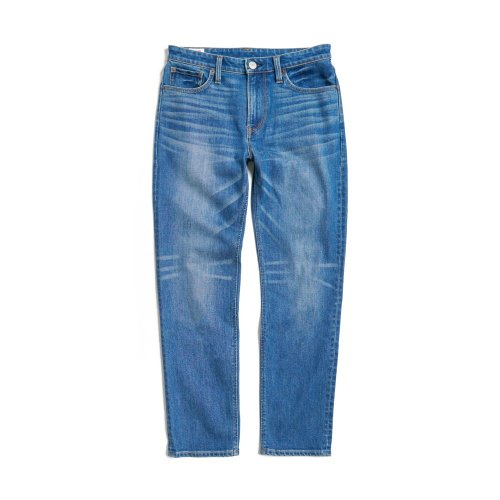 EDWIN 臺灣總代理 EDWIN RED LABEL 365 丹寧中直筒牛仔褲-男款 (中古藍)