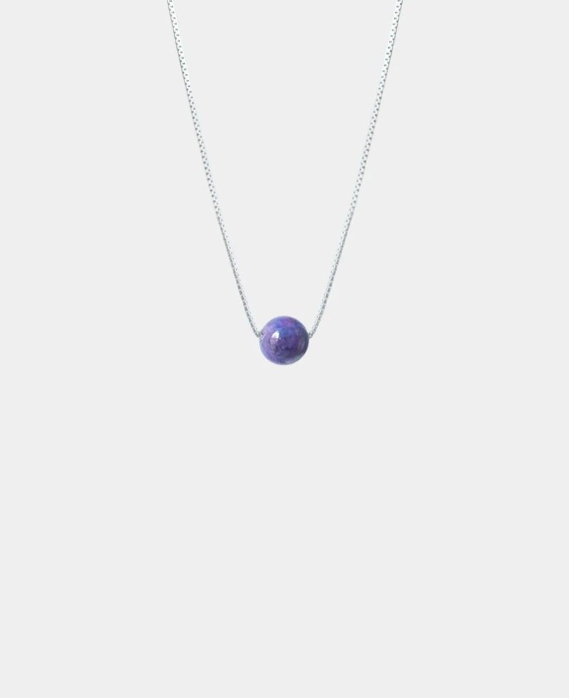 Sugilite necklace - สร้อยคอ - เครื่องเพชรพลอย หลากหลายสี